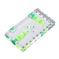 3.7 Inch Mini Magnetic Acrylic Level Ruler with Embedded Green Bubble ...