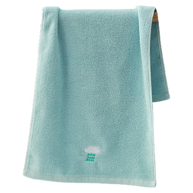 CSChome Cartoon Weather Pattern Hand Towel Hand Towel Weather Pattern Kids Face Towel Super Soft Absorbent Gym Shower Bathroom Supplies