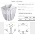 thumbnail image 6 of YooGuoGuo Fake Collar Detachable Blouse Dickey Collar Half Shirts Faux False Collar for Women & Girls Favors, 6 of 7