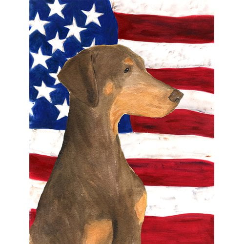 Caroline's Treasures American 2-Sided Polyester 15 x 11 in. Garden Flag