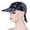 Navy Blue, variant on Ludlz Womens Assorted Paisley Print Bandana Head Scarf Hat Summer Folding Anti-UV Golf Tennis Sun Visor Cap