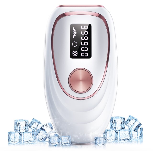 Depilación láser IPL Refrigeración por hielo Actualizado 999.900 flashes 5 niveles 18j Depiladora láser permanente para todo el cuerpo Resultados en 6 semanas