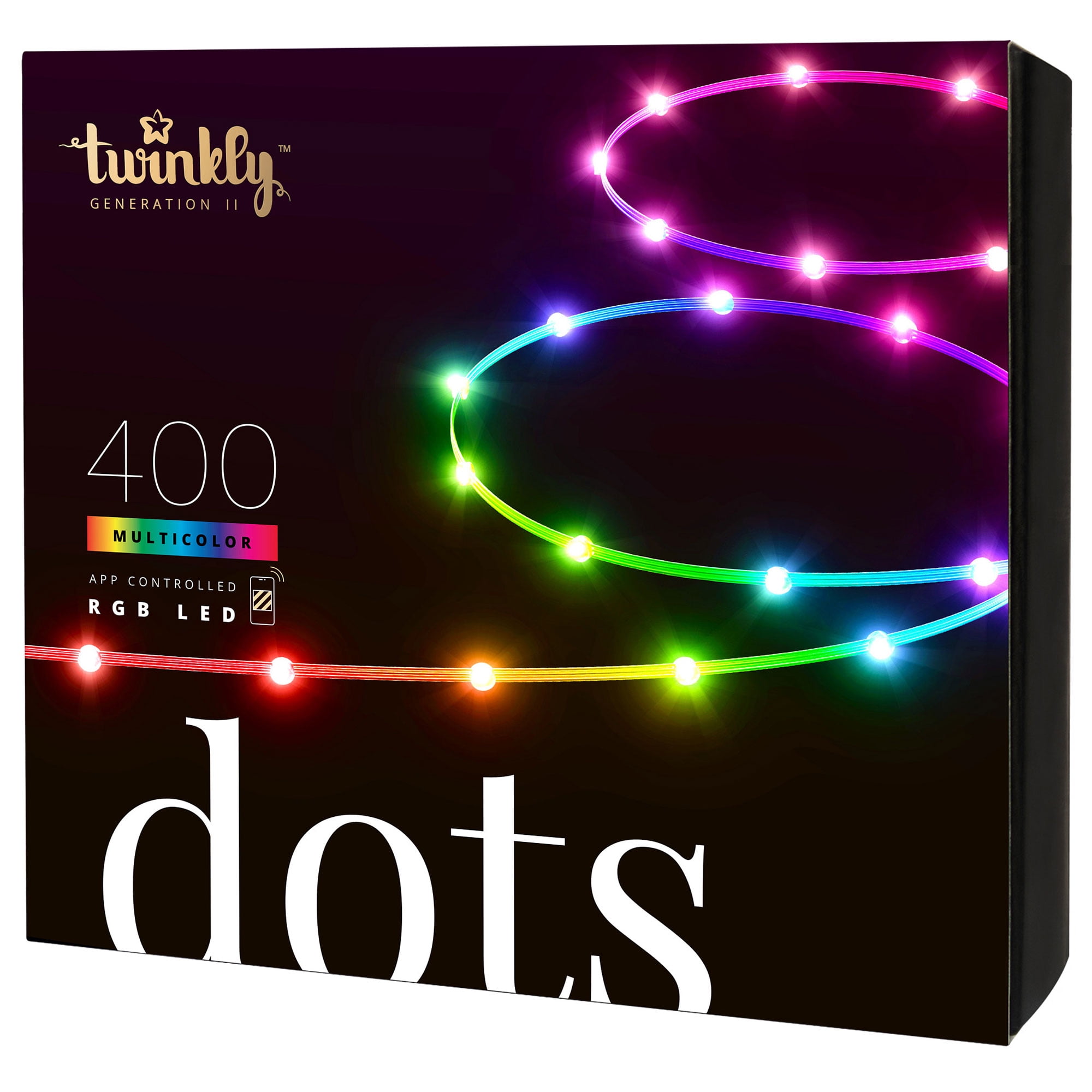 Twinkly Cluster LED Fairy Lights 400 LEDs RGB 6m app-controlled
