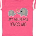 thumbnail image 4 of Inktastic My Grandpa Loves Me Boys or Girls Baby Bodysuit, 4 of 5