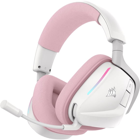 Auriculares inalámbricos Bluetooth para gaming Corsair Void v2 rosa