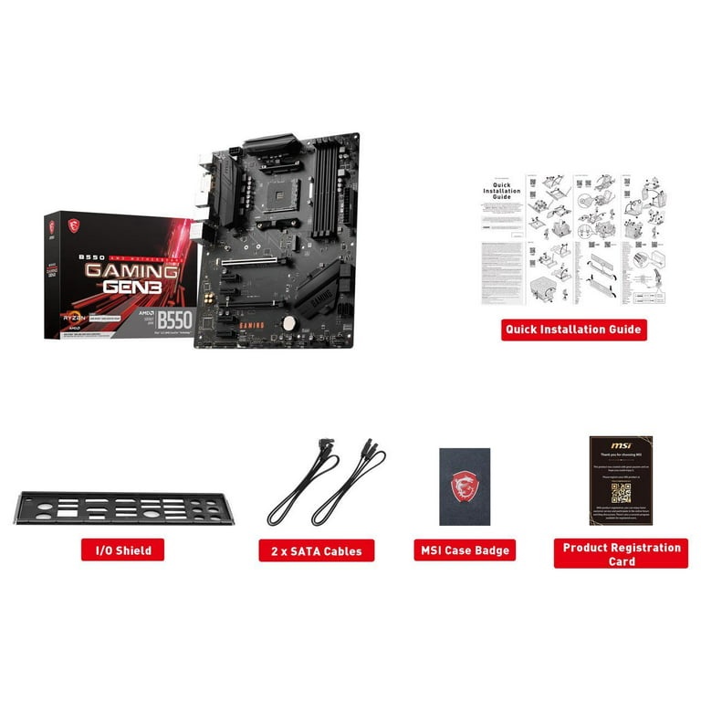 ASUS ROG STRIX B550-A GAMING AM4 AMD B550 SATA 6Gb/s ATX AMD Motherboard
