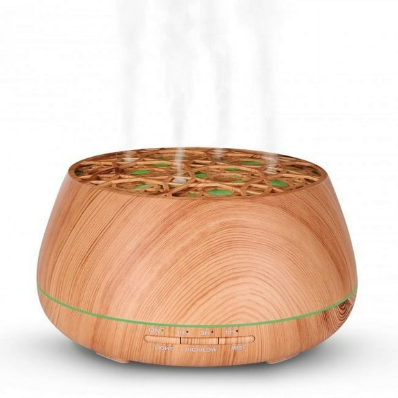 Plantlife Dome Diffuser - Ultrasonic Essential Oil Mist Diffuser For Aromatherapy - 400ml Reservoir