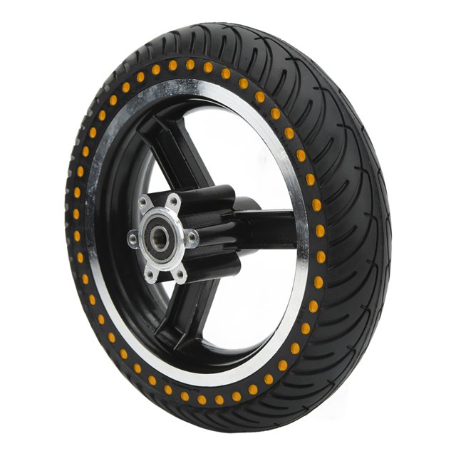 Electric Scooter Tire Hub Set, Front Wheel Flexible Adjustment For Maintenance Yellow