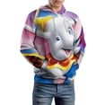 thumbnail image 6 of Dumbo Hoodie 3D Print Pullover Hooded Long Sleeve Sweatshirts Tops Blouse with Pocket for Mens Womens, 6 of 8