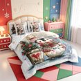 thumbnail image 2 of Manfei Merry Christmas 7-Piece Twin Bedding,Cute Penguin Bedding Comforter Set,Xmas Reversible, 2 of 7