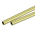 thumbnail image 6 of Uxcell 9.5mm OD 0.25mm Wall Thickness 300mm Length Brass Tube 2 Pack, 6 of 6