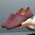 thumbnail image 5 of Big Size Men's Casual Loafers Slip On Leather Shoes Lightweight Driving Shoes Moccasins Classic Penny Loafer Flats Boat Shoes, 5 of 10