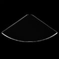 thumbnail image 3 of OTVIAP 2 Pcs Acrylic Radial Corner Shelf Wall Mounted Floating Shelves Home Decor, Wall Shelf,Radial Corner Shelf, 3 of 8