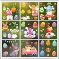 thumbnail image 4 of 3/2/1 Easter Window Clings Bunny Egg Easter Decoration Window Stickers Reusable Static Holiday Window Decals for Home Office School Shop Spring Party Decors, 4 of 9