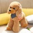 thumbnail image 3 of Peluche de perro Kawaii para niños, muñeco de peluche de la vida Real, regalos de cumpleaños, 32/38CM, 1 unidad, 3 of 5