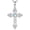 Style 1, variant on 925 Sterling Silver Moonstone Cross Necklace, Cross Pendant Necklace for women, Moonstone Jewelry Gifts for Anniversary Birthday Mothers Day, 18+2inches Chain