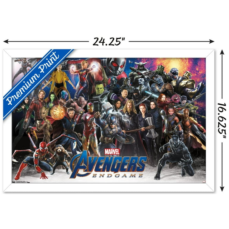 AVENGERS ENDGAME ポスターセット Marvel Avengers Infinity War Endgame 4 Poster Canvas 11