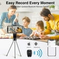thumbnail image 4 of Anillo de luz para teléfono portátil, mini anillo de luz de 6 "con soporte de abrazadera de clip, iluminación de videoconferencia con control remoto Bluetooth/retención de teléfono Adepaton CZBG-ZC74, 4 of 6