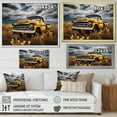 thumbnail image 4 of Designart "Rustic Rides Yellow Pickup Truck Exploration II" Transportation Floater Framed Canvas Art Print, 4 of 7