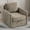 Taupe, variant on Arouseden 30" Square Swivel Chair with Storage Under Seat,Chenille Taupe Accent Chair for Bedroom,Upholstered Armchair,Comfy Square Chairs for Living Room