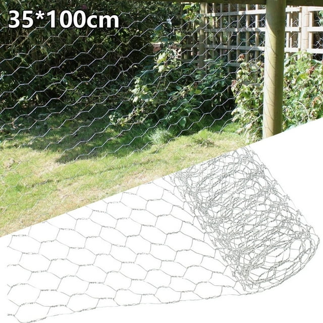 inch Hexagonal Poultry Netting Chicken Wire Mesh Fence Large Frame with Chicken Netting Rabbits Pets Dog Cat Vegetable Garden fencing Backyard Raised Flower