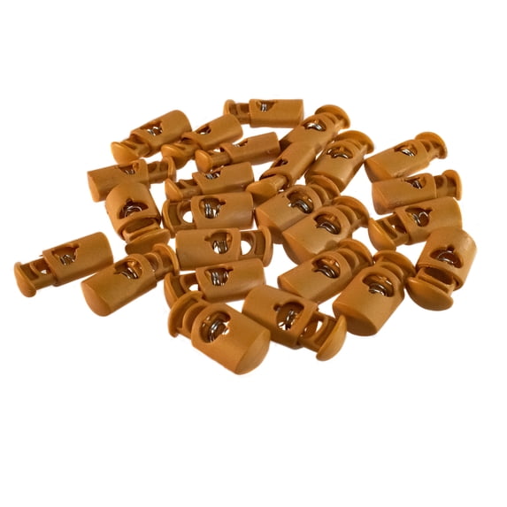 5mm Single Hole Craft County Cylinder Cord Locks - Many Colors & Pack Sizes - Toggle Drawstring Adjuster/Fastener