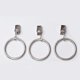 thumbnail image 2 of Advancent Decoración del hogar, 10 Uds., anillos para cortina de ducha de alta calidad, abrazaderas para cortinas Tratamientos de ventanas Plata 3.5 mm * 35 mm, 2 of 6