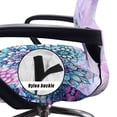 thumbnail image 5 of Xoenoiee Boho Mandala Marble Print Office Chair Cover Stretchable Universal Computer Chair Cover Soft Washable Seat Covers Dustproof Desk Armchair Rotating Chair Slipcovers, S, 5 of 7