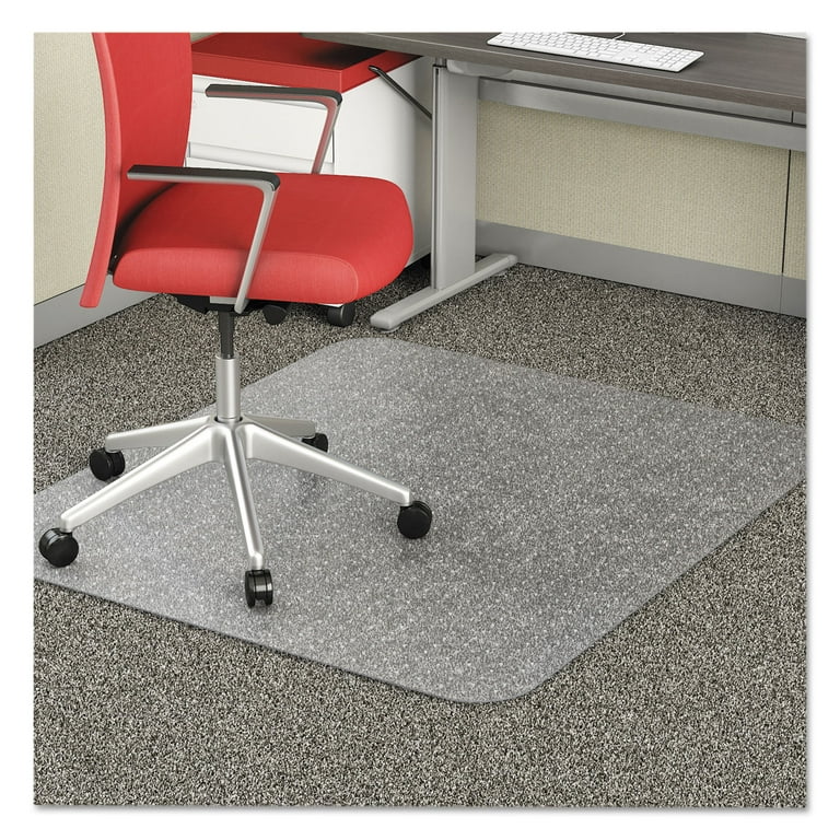 EconoMat Occasional Use Chair Mat, Low Pile Carpet, Flat, 46 x 60, Rectangle, Clear EconoMat Occasional Use Chair Mat, Low Pile Carpet, Flat, 46 x 60, Rectangle, Clear