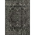 thumbnail image 1 of Ahgly Company Machine Washable Indoor Rectangle Industrial Modern Midnight Gray Area Rugs, 5' x 8', 1 of 7