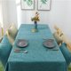 thumbnail image 4 of Mantel rectangular de lino texturizado, resistente al agua y a las manchas, mantel decorativo sin arrugas, mantel de estilo rústico para comedor, fiesta, buffet, boda, 52 x 70 pulgadas, 4 of 5