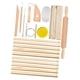 thumbnail image 3 of Juego de 20 herramientas para esculpir arcilla de cerámica, herramientas para tallar cerámica, manualidades de bricolaje para principiantes, para, 3 of 9
