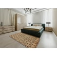 thumbnail image 4 of Ahgly Company Indoor Rectangle Abstract Red Brown Abstract Area Rugs, 5' x 8', 4 of 6