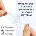 thumbnail image 4 of Gel Toe Corrector, 10 Pack Toe Separators with 2 Loops, Large Toe Spacer for Bunion Pain and Overlapping Toes, 4 of 5