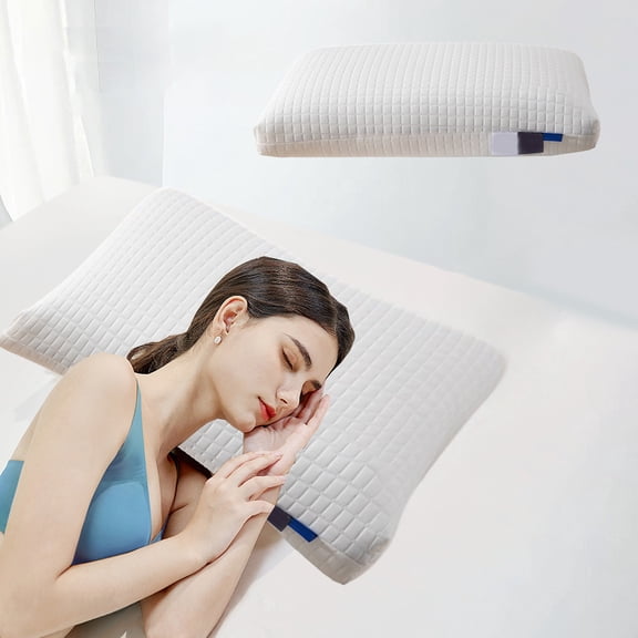 1PC Velvet Plush Down Alternative Pillow Hotel Collection Bed Sleeping Support 48x74cm