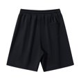 thumbnail image 6 of BXINGOHAI Mens Lounge Sweat Shorts, Casual Elastic Waist Gym Workout Shorts with Drawstring Black,2XL, 6 of 6