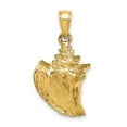 thumbnail image 4 of 10K 3-D Conch Shell Charm, 4 of 5