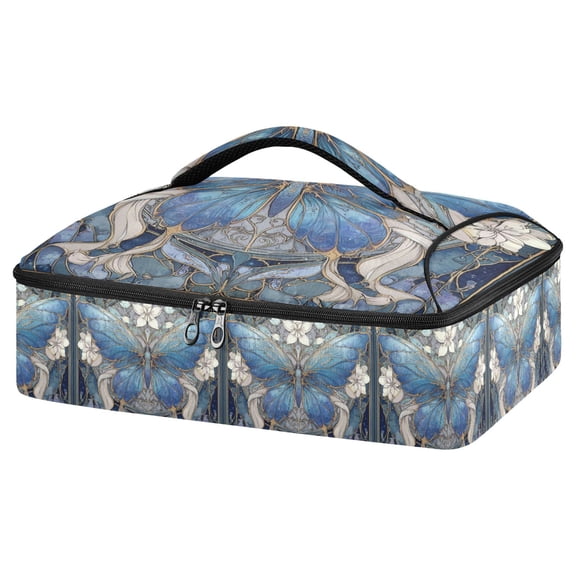 Iauyy Casserole Carrier for Hot Food Insulated Casserole Travel Carry Bag with Lid Food Warmer Bag for Party/Picnic,The Delicacy Of The Wings