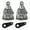 Eagle Wings with V-Twin Engine, variant on 【2Pack】Motorcycle Bells for Biker Good Luck Riding Bells with Hanger Motorcycle Accessory or Keychain for Luck