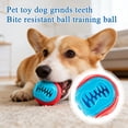 thumbnail image 4 of Interactive Dog Ball for Aggressive Chewers 2.5 Inch Orange Rubber Treat Dispensing Toys Dog Teeth Dental Care Chew Proof Toys for Home, 4 of 5