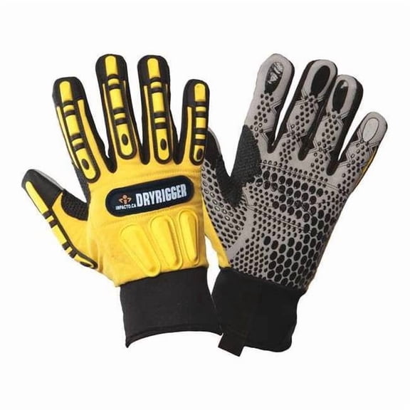 Impacto Mechanics Gloves,Impact Protection,S,PR WGRIGGS
