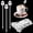 White, variant on 30Pcs Halloween Swizzle Sticks, 7 Inch Ghost Drink Cocktail Stirrers Reusable Stir Sticks for Halloween Summerween Party Supplies Milk Tea Table Decoration Bar Home