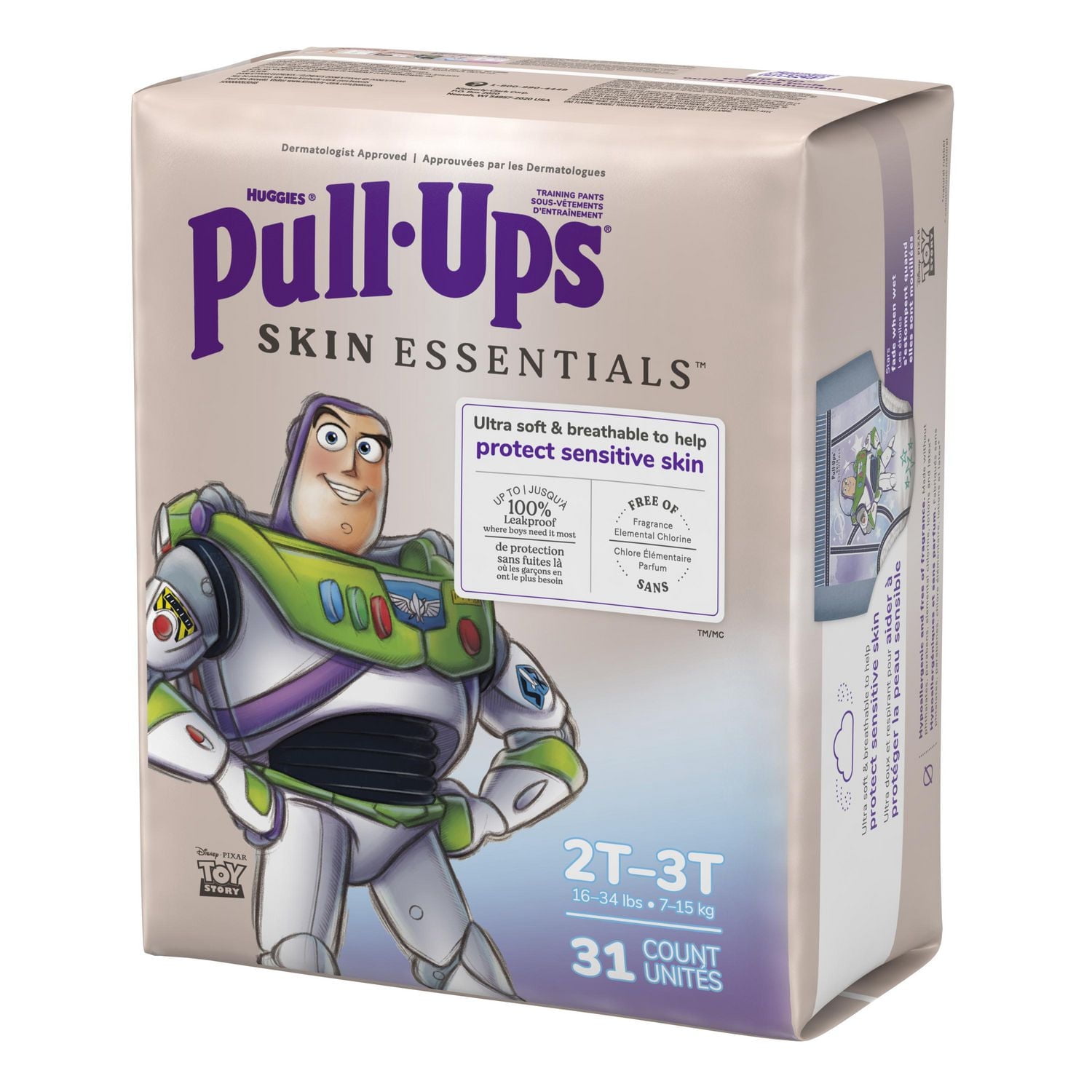 Pull-Ups Boys' Skin Essentials Training Pants, 2T-6T