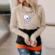 thumbnail image 2 of Sudadera Para Mujer Moda Casual Festival Impreso Blusa de Manga Larga Cuello de Pila Pullover Tops Sweatershirt Odeerbi ODB128571, 2 of 5