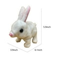 thumbnail image 3 of wycnly Kids Toys Simulated Pet White Can Jump and Call Children To Play House Pet Toys Toy, 3 of 5