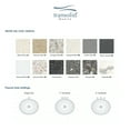 thumbnail image 6 of Transolid VT25x22-1OU-4K-A-W-8 25 in. D Quartz Vanity Top with 8 in. Widespread and Oval Undermount Sink, Tempest, 6 of 6