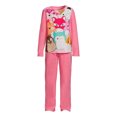 thumbnail image 6 of Girls Licensed Character Long Sleeve Top and Pants Sleep Set,  2-Piece, Sizes 4-12, 6 of 7