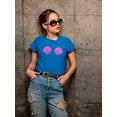 thumbnail image 2 of Purple Mermaid Shells As A Bra Graphic Women Royal Blue T-Shirt, Female x-Large, 2 of 4