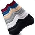 thumbnail image 1 of Calcetines Bajos Mujer Antideslizantes Planos Boat Line 6 Pares, 1 of 5