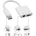 thumbnail image 3 of USB C to 3.5mm Headphone Jack Adapter, Fast Charging and Music Aux Audio Cable, 3 of 5